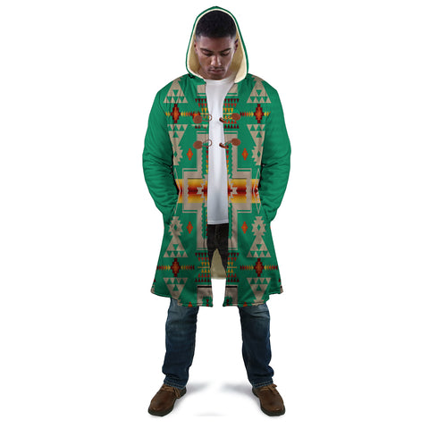 GB-NAT00062-06 Green Tribe Design Native American Cloak