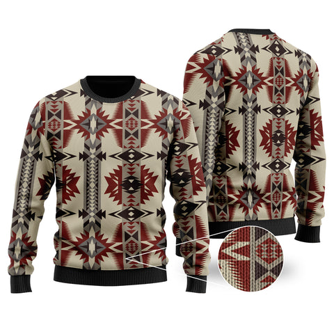 GB-NAT00594 Geometric Seamless Pattern  Sweater