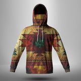 Powwow Store gb nat00068 united tribes brown design native american 3d hoodie with mask