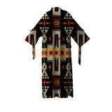 Powwow Store gb nat00062 01 black pattern night robe