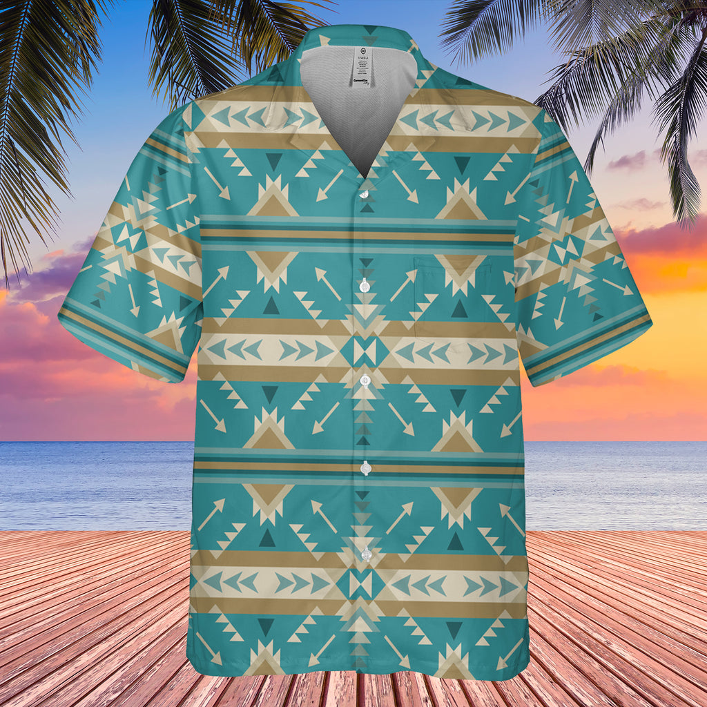 GB-HW000131 Pattern Native Hawaiian Shirt 3D