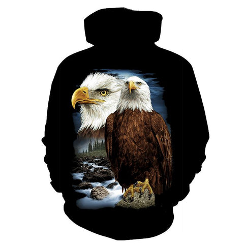 Eagle Native American All Over Hoodie - Powwow Store