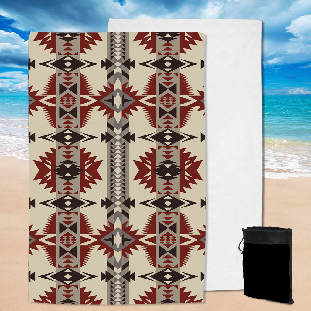 Powwow Store gb nat00594 geometric seamless pattern pool beach towel