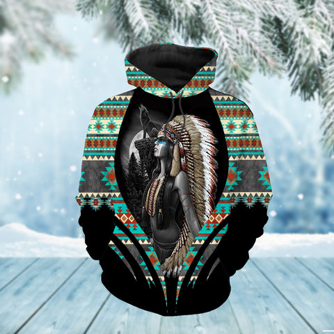 Powwow Store gb nat00526 native girl 3d hoodie