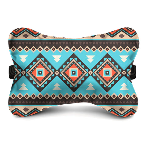 Powwow StoreGBNAT00319Pattern Native Car Neck Pillow