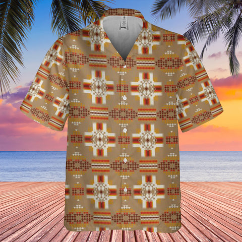 Powwow StoreGBHW000109 Pattern Native Hawaiian Shirt 3D