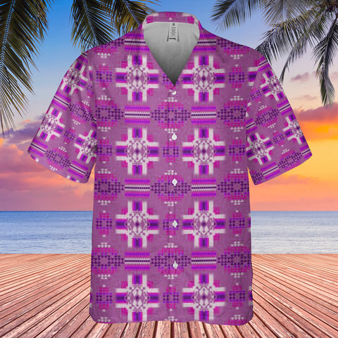 Powwow StoreGBHW000108 Pattern Native Hawaiian Shirt 3D