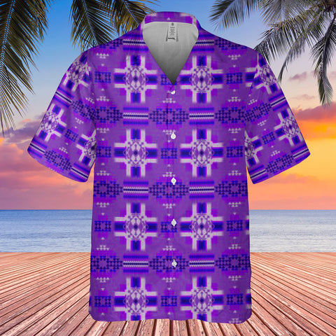 Powwow StoreGBHW000107  Pattern Native Hawaiian Shirt 3D