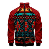 Powwow Store red tribe pattern native american jacket