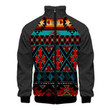 Powwow Store gray tribe pattern native american jacket