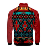 Red Tribe Pattern Native American Jacket