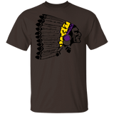 Powwow Store indian vector 3 color g500 gildan 5 3 oz t shirt