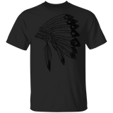 Indian Headdress G500 Gildan 5.3 oz. T-Shirt