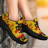 Yellow Native Tribes Native American Chunky  Sneakers