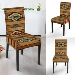 Native Colorful Wooden Native American Dining Chair Slip Cover