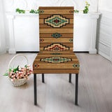 Native Colorful Wooden Native American Dining Chair Slip Cover