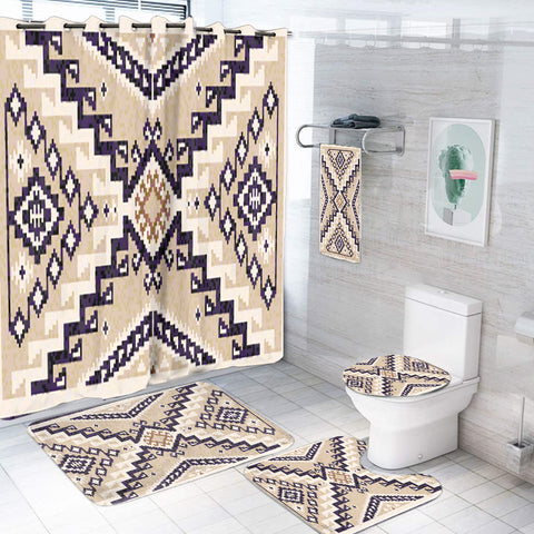 BS-00063 Pattern Native American Bathroom Set