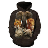 Animal Native American All Over Hoodie no link