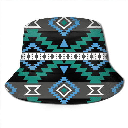 BKH-0005 Light Purple Tribe Design Bucket Hat
