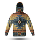 Powwow Store gb nat00057 southwest blue symbol native american 3d hoodie with mask