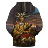 Chief Hunter Native American All Over Hoodie