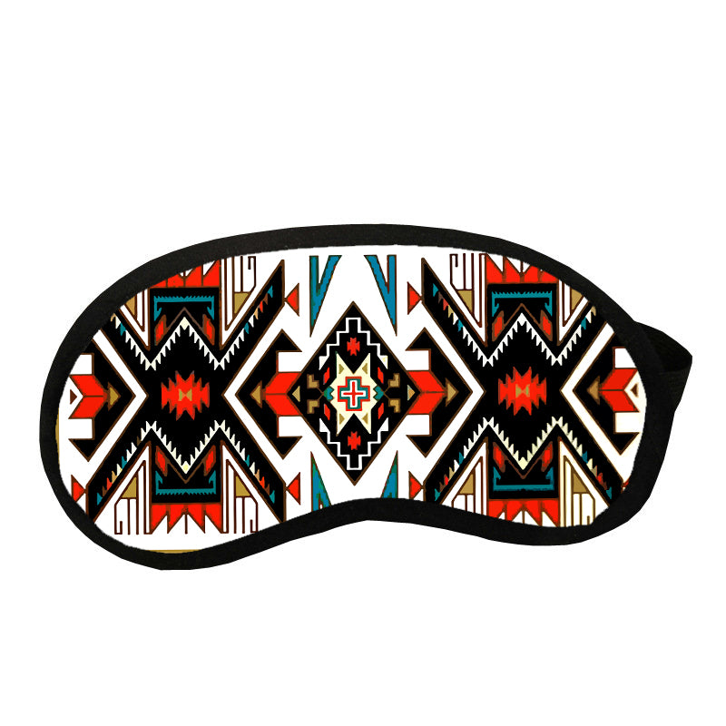 GB-NAT00049 Tribal Colorful Pattern Native American Sleep Mask