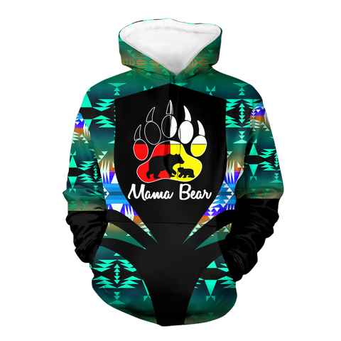 Powwow StoreHD000312 Pattern Native Pride 3D Hoodie