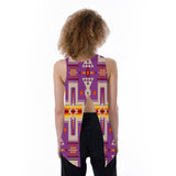 Powwow Storegb nat00062 07 native pattern 3d loose open back tank top