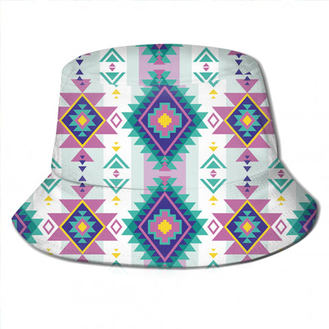 BKH-0007 Pattern Natieve Design Bucket Hat