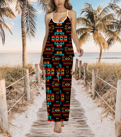 Powwow StoreGBNAT0004602 Pattern Native American 3D Cami Pajamas