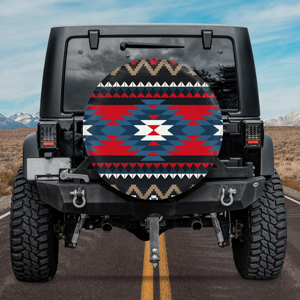 Powwow Store gb nat00529 ornamental pattern native spare tire cover