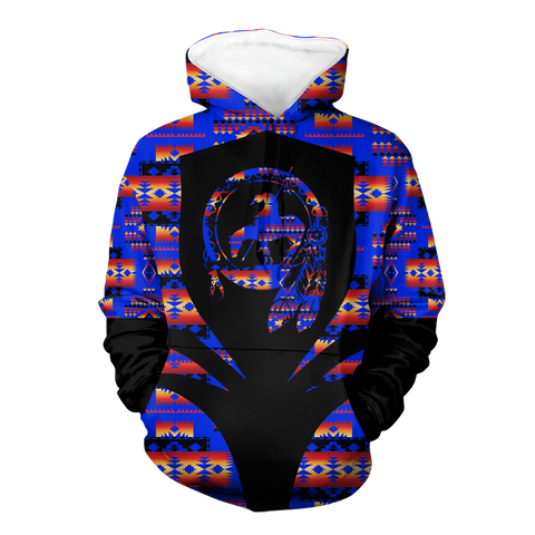 Powwow StoreHD000325 Pattern Native Pride 3D Hoodie