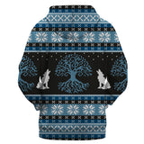 Powwow Store gb nat00459 wolf tree pattern native 3d hoodie