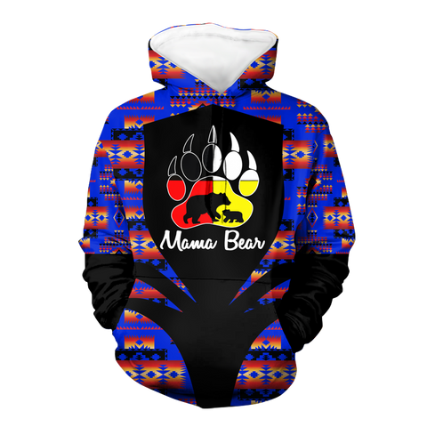 Powwow StoreHD000324 Pattern Native Pride 3D Hoodie