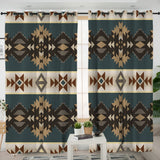GB-NAT00609 Navajo Geometric Seamless Pattern Living Room Curtain