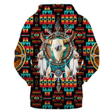 Powwow Store gb nat00343 bison dream catcher 3d hoodie