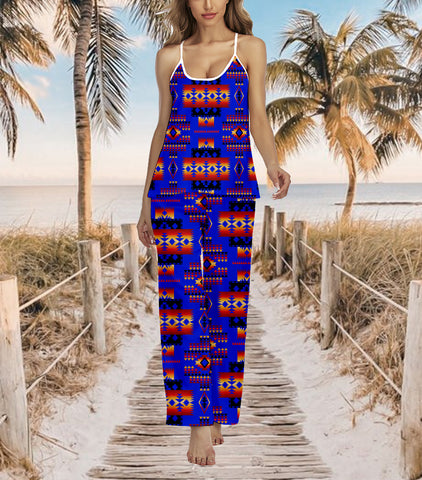 Powwow StoreGBNAT0004606 Pattern Native American 3D Cami Pajamas