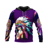 Powwow Store gb nat00483 native girl 3d hoodie