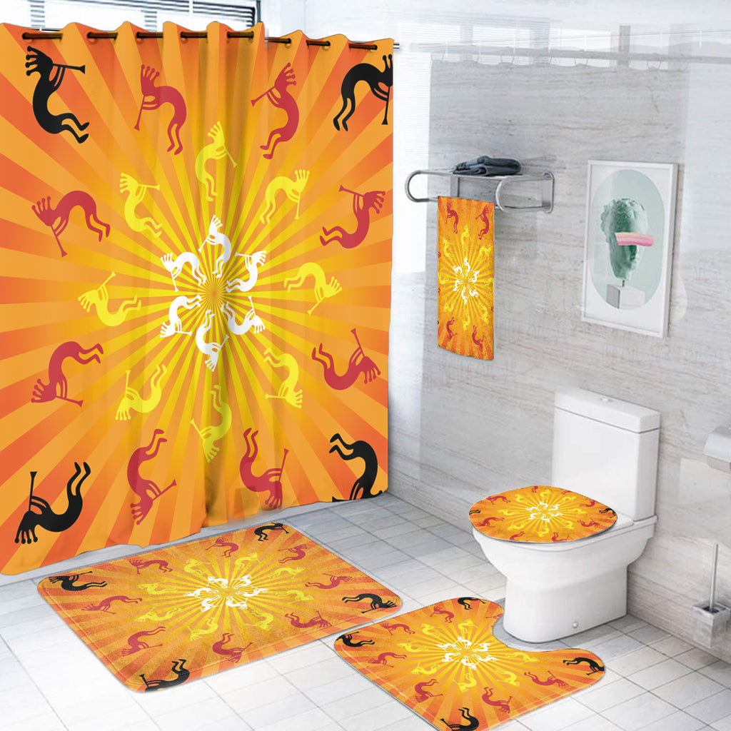 Powwow StoreBS00088 Pattern Native American Bathroom Set