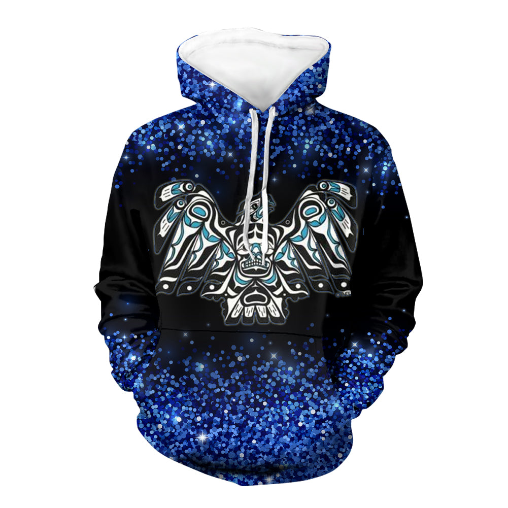 Powwow StoreHD00048 Native American Pride  3D Hoodie