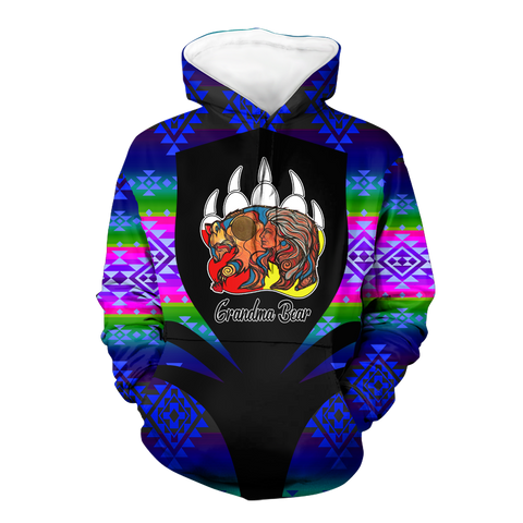 Powwow StoreHD000339 Pattern Native Pride 3D Hoodie