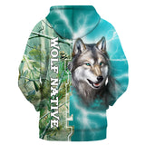 Powwow Store gb nat00462 wolf native 3d hoodie