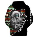 Powwow Store gb nat00471 howling wolf chief native 3d hoodie