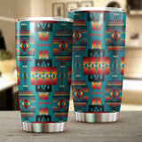 Powwow Store gb nat00046 14 blue native tribes native american 20oz tumbler