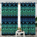 GB-NAT00601  Pattern Ethnic Native Living Room Curtain