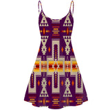 Powwow Store gb nat00062 09 dark purple tribe design native american strings dress