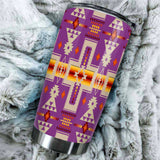 Powwow Store gb nat00062 07 light purple tribe design native american 20oz tumbler