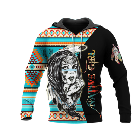 Powwow Store hd1111 women native american 3d hoodie