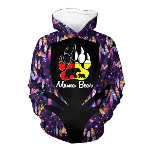 Powwow StoreHD000334 Pattern Native Pride 3D Hoodie