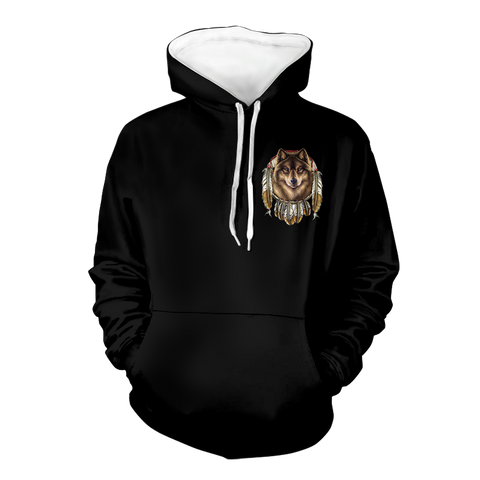 Powwow StoreHD00087 Native American Pride  3D Hoodie